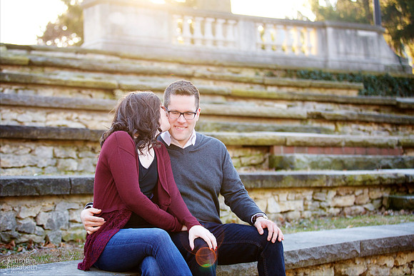 Heather & Jackson Engagement at Ohio State University