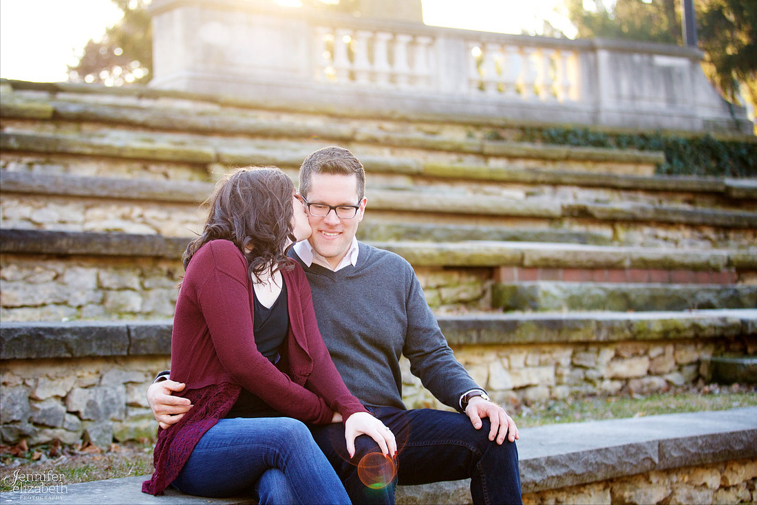 Heather & Jackson Engagement at Ohio State University