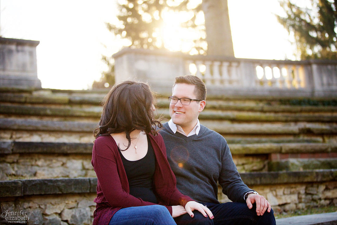 Heather & Jackson Engagement at Ohio State University