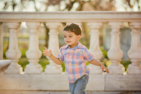 The S Family: Spring Cherry Blossom Portrait Session at Wade Lagoon in Cleveland