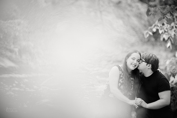 Maia & Ben: Engagement Session at Viaduct Park in Bedford