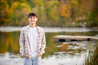 Lucas: Senior Session at Hudson Springs Park