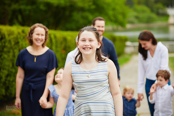 The L Family: Portrait Session at Wade Lagoon and the Cleveland Museum of Art
