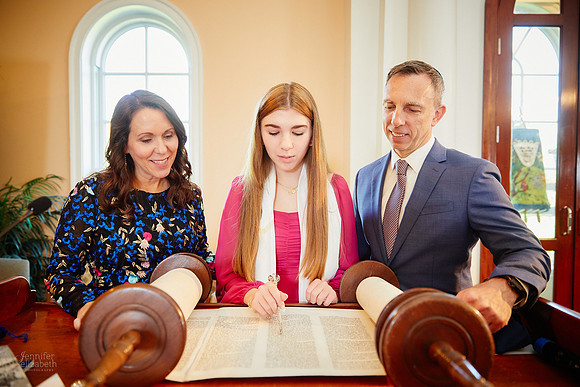 Meredith: Bat Mitzvah in New Albany, Ohio at Temple Beth Shalom and the New Albany Country Club