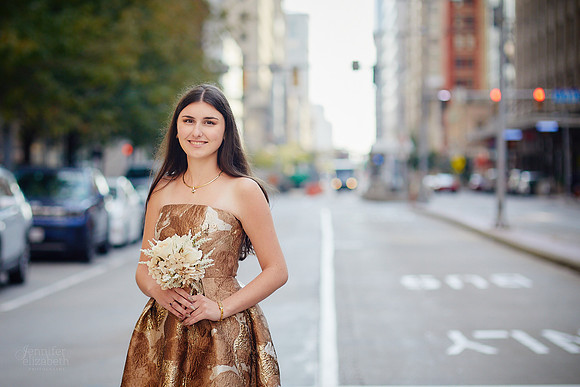 Sofia: Senior Session at the Hyatt Regency Cleveland at The Arcade