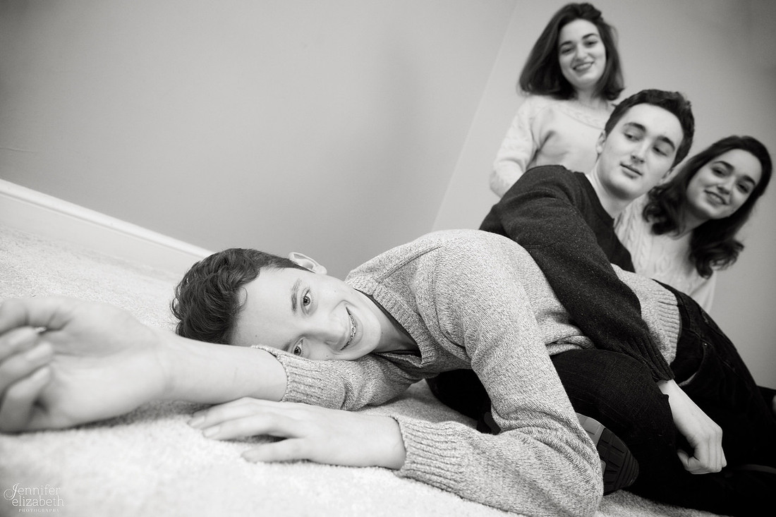 The W Family Winter Portrait Session in Akron Ohio