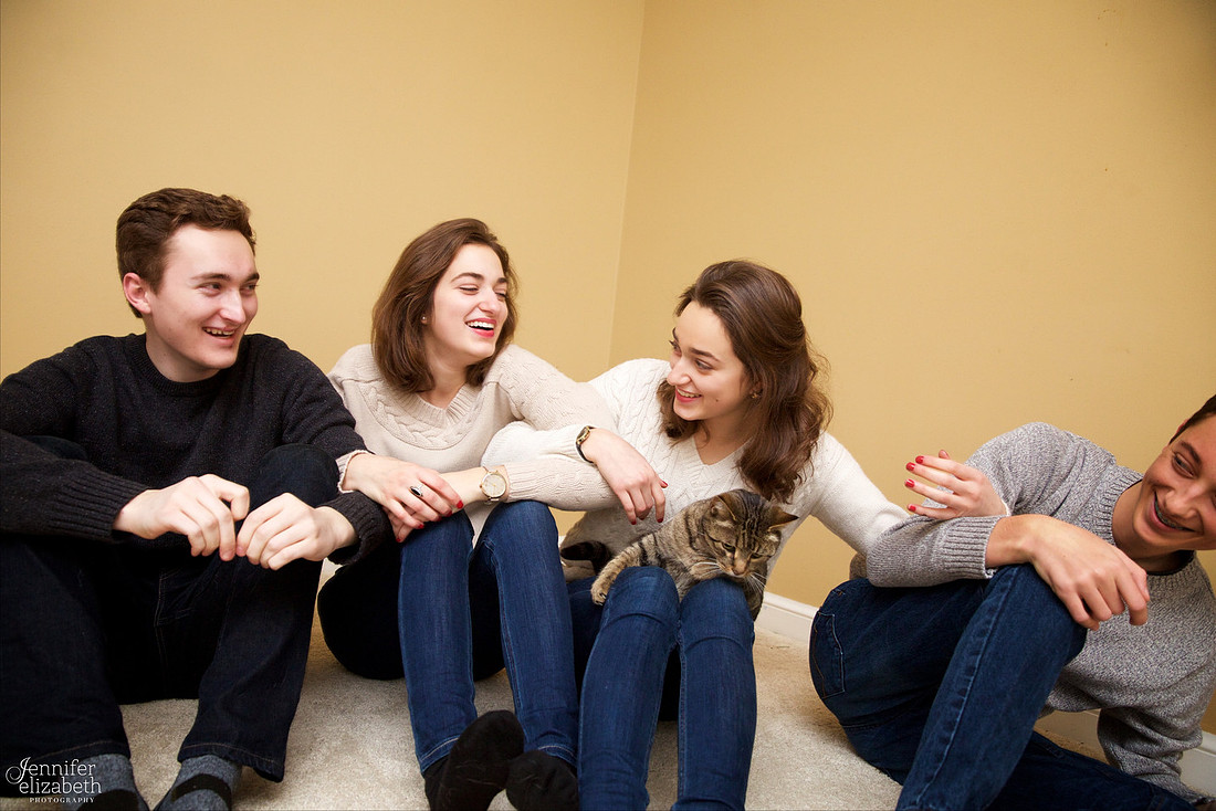 The W Family Winter Portrait Session in Akron Ohio