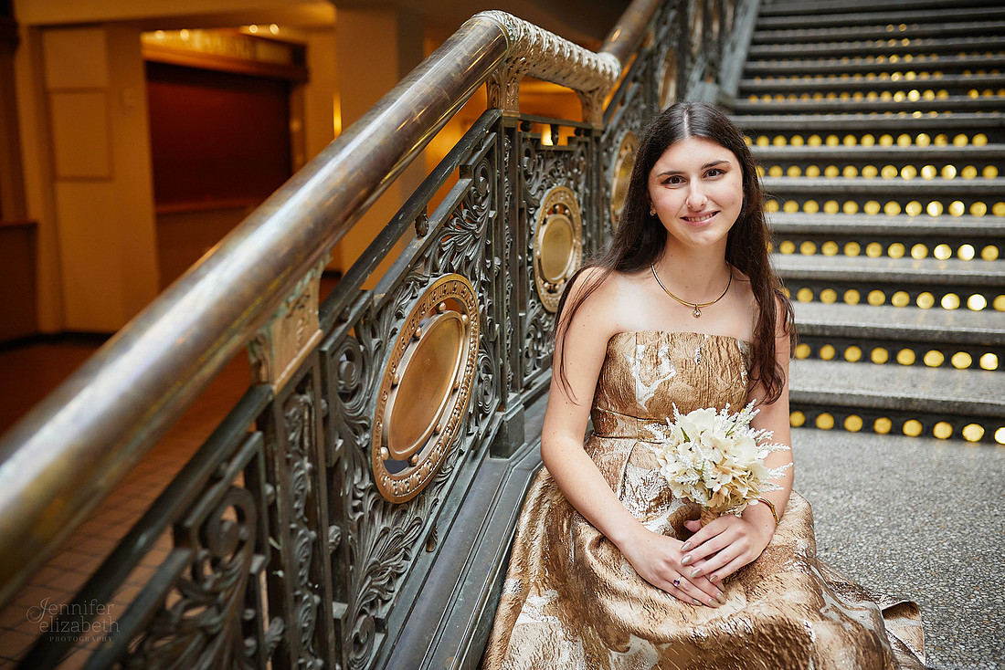 Sofia: Senior Session at the Hyatt Regency Cleveland at The Arcade
