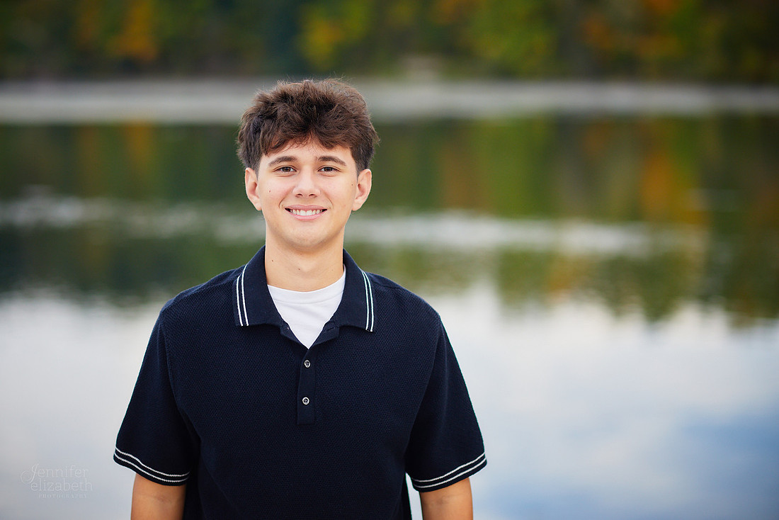 Lucas: Senior Session at Hudson Springs Park