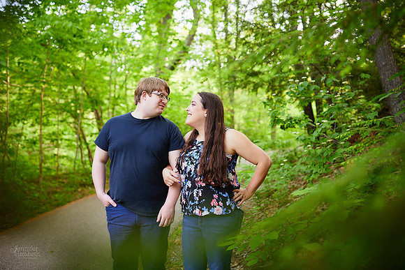 Maia & Ben: Engagement Session at Viaduct Park in Bedford