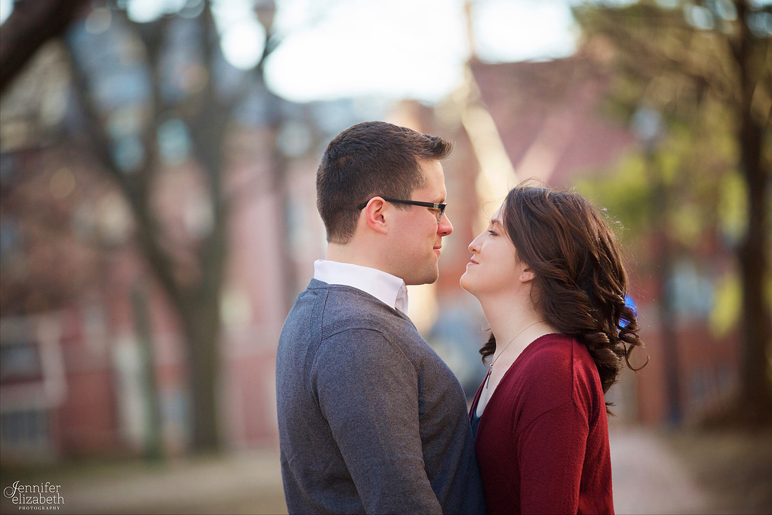 Heather & Jackson Engagement at Ohio State University