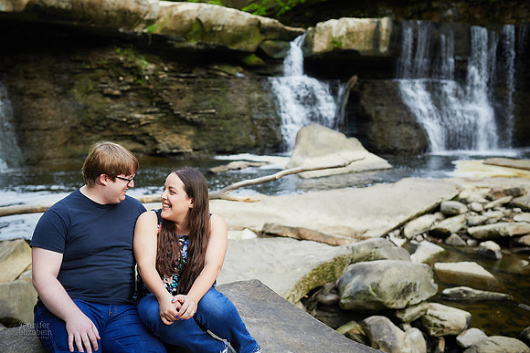 Maia & Ben: Engagement Session at Viaduct Park in Bedford