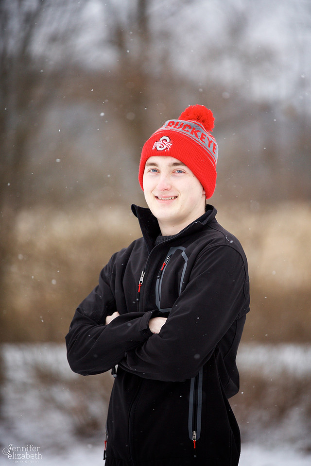 The W Family Winter Portrait Session in Akron Ohio