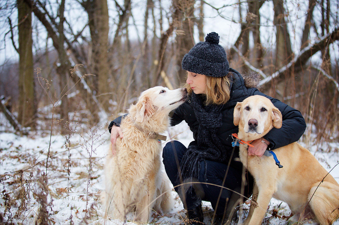 The W Family Winter Portrait Session in Akron Ohio