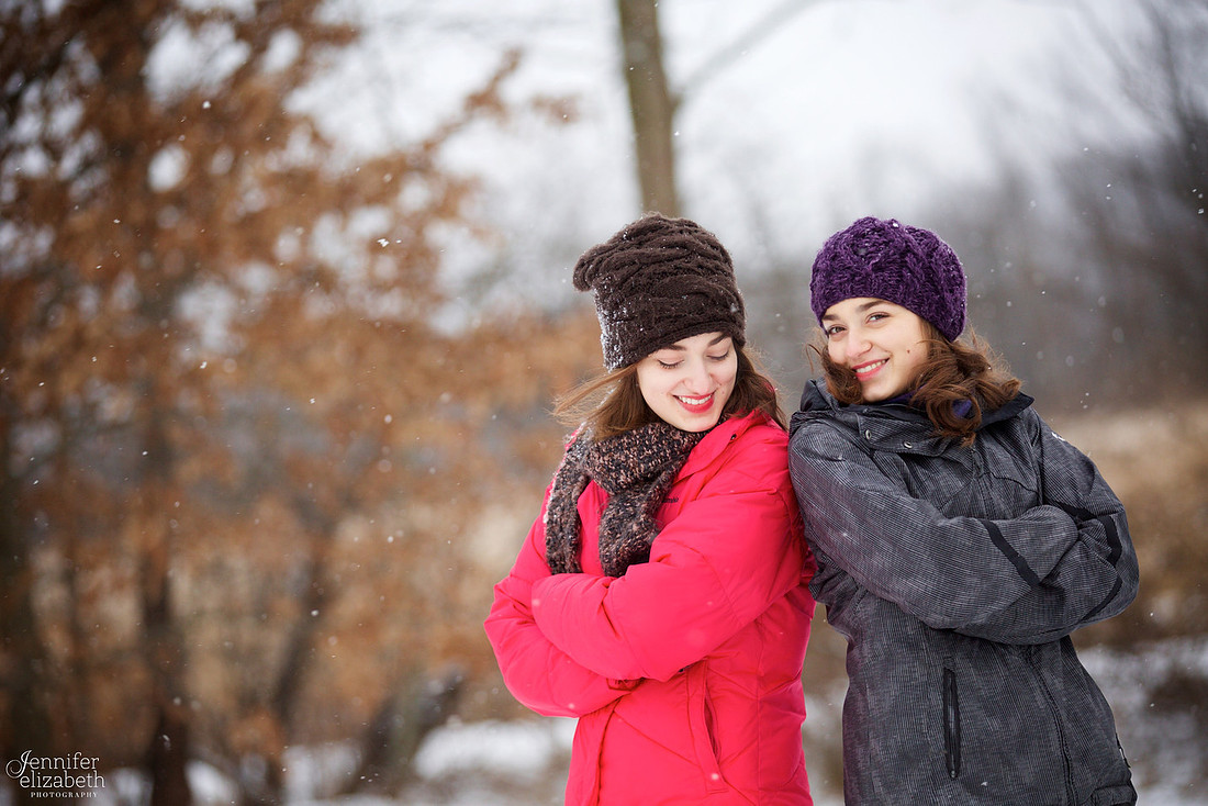 The W Family Winter Portrait Session in Akron Ohio