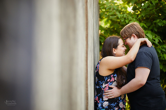 Maia & Ben: Engagement Session at Viaduct Park in Bedford