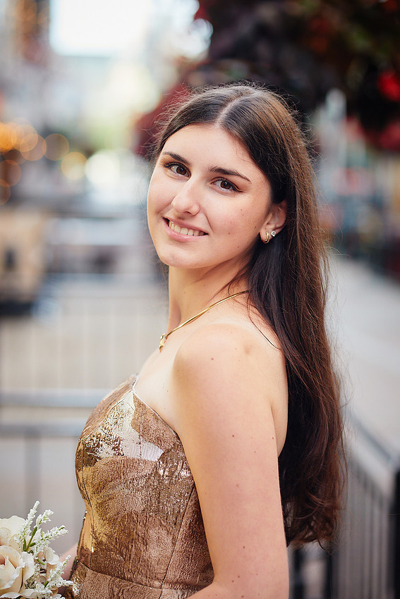 Sofia: Senior Session at the Hyatt Regency Cleveland at The Arcade