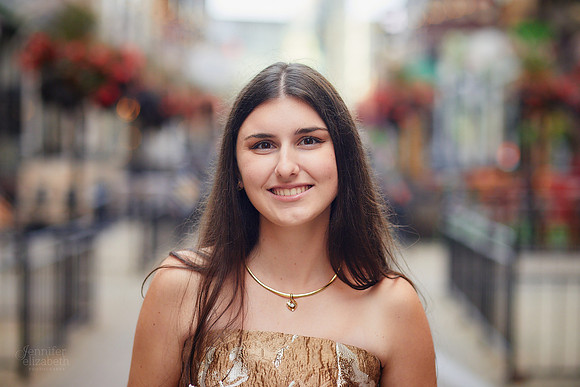 Sofia: Senior Session at the Hyatt Regency Cleveland at The Arcade