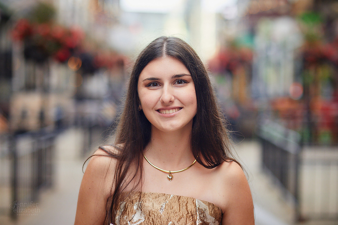 Sofia: Senior Session at the Hyatt Regency Cleveland at The Arcade