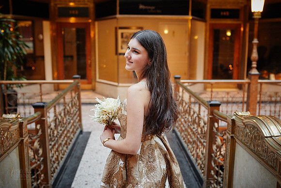 Sofia: Senior Session at the Hyatt Regency Cleveland at The Arcade