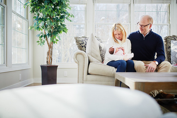 Baby Margeaux: Lifestyle Newborn Session in Chagrin Falls