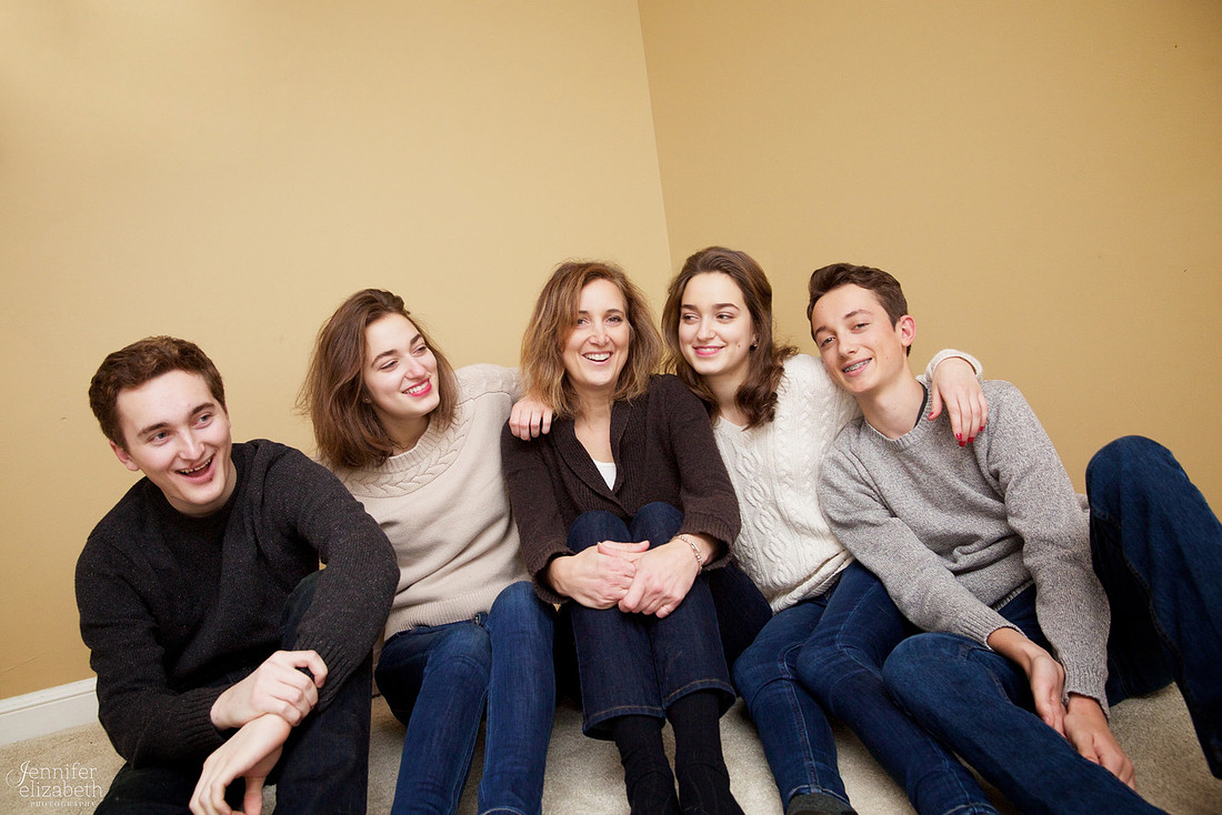 The W Family Winter Portrait Session in Akron Ohio