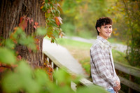 Lucas: Senior Session at Hudson Springs Park