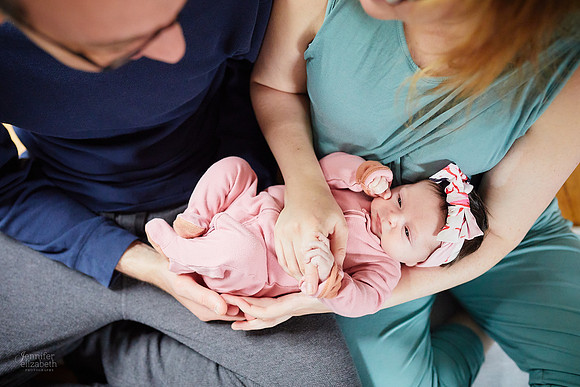 Baby M: Lifestyle At Home Newborn Session in Bay Village