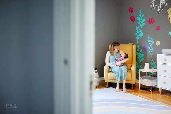 Baby M: Lifestyle At Home Newborn Session in Bay Village