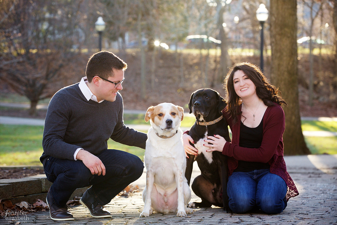 Heather & Jackson Engagement at Ohio State University