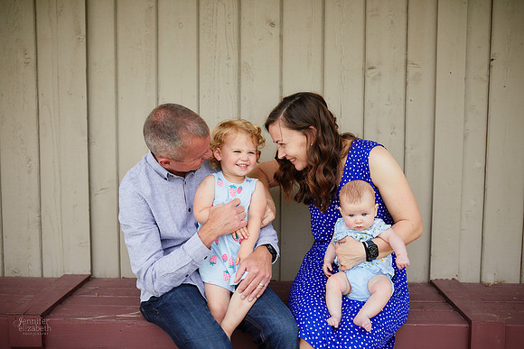 The S Family: Portrait Session at Homestead Park in Hilliard