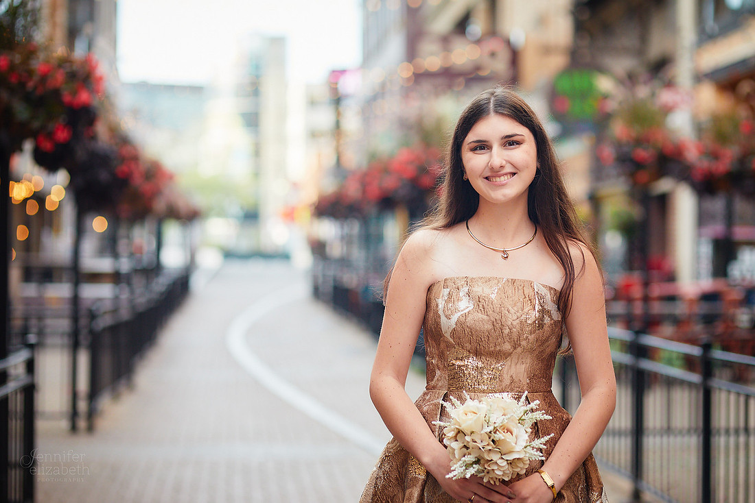 Sofia: Senior Session at the Hyatt Regency Cleveland at The Arcade