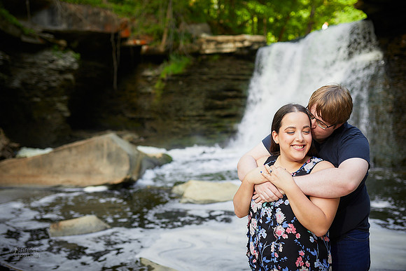 Maia & Ben: Engagement Session at Viaduct Park in Bedford