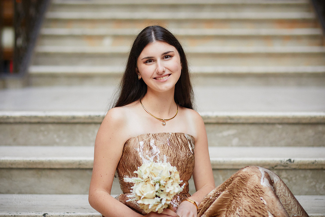 Sofia: Senior Session at the Hyatt Regency Cleveland at The Arcade