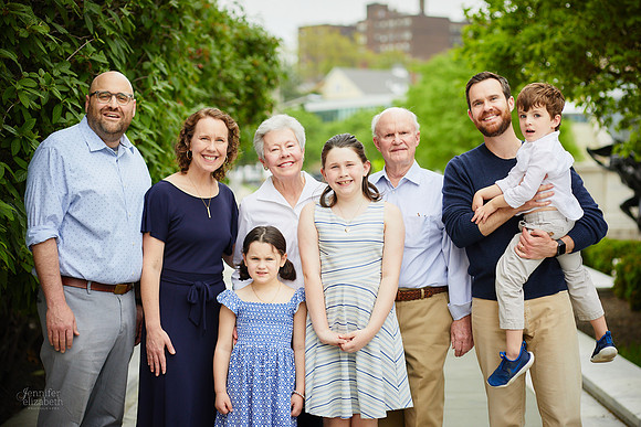 The L Family: Portrait Session at Wade Lagoon and the Cleveland Museum of Art
