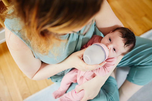 Baby M: Lifestyle At Home Newborn Session in Bay Village