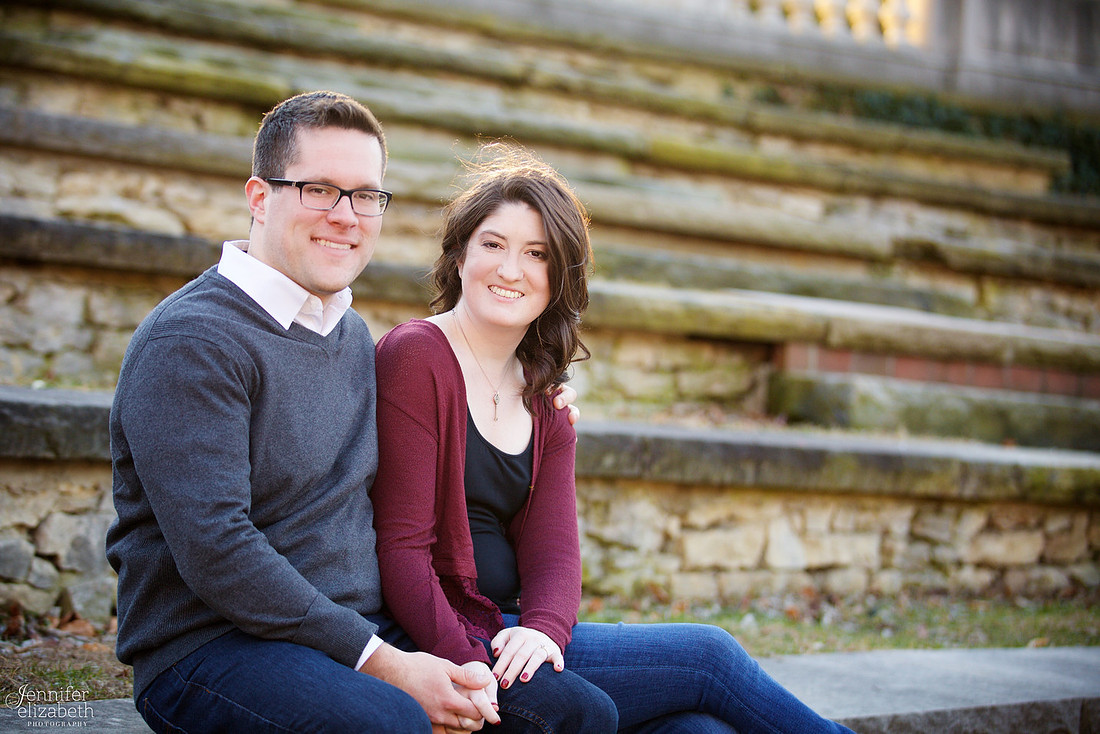 Heather & Jackson Engagement at Ohio State University