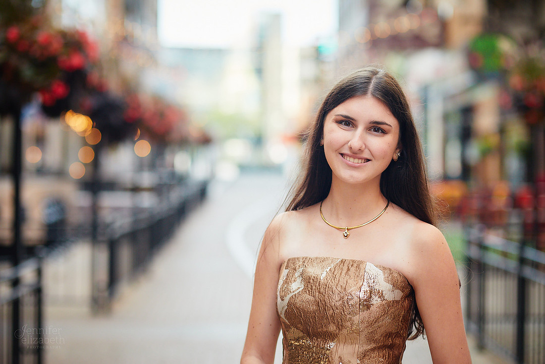 Sofia: Senior Session at the Hyatt Regency Cleveland at The Arcade