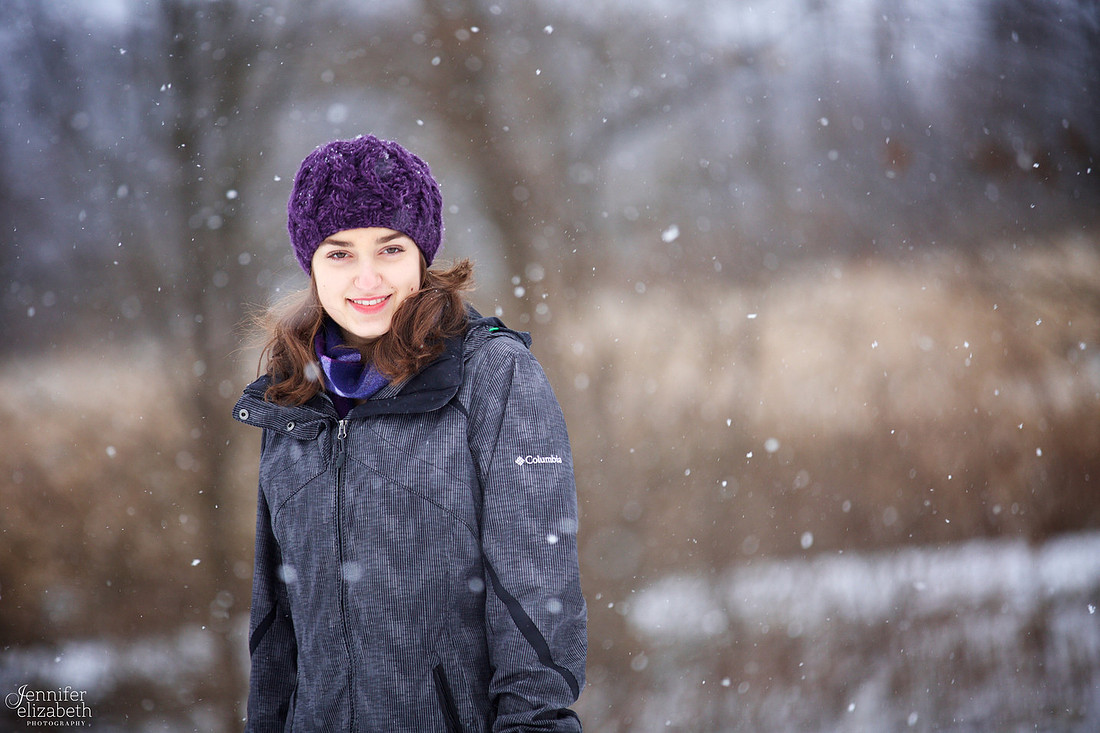 The W Family Winter Portrait Session in Akron Ohio