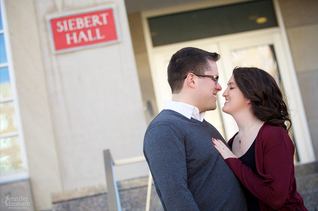 Heather & Jackson Engagement at Ohio State University
