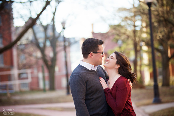 Heather & Jackson Engagement at Ohio State University