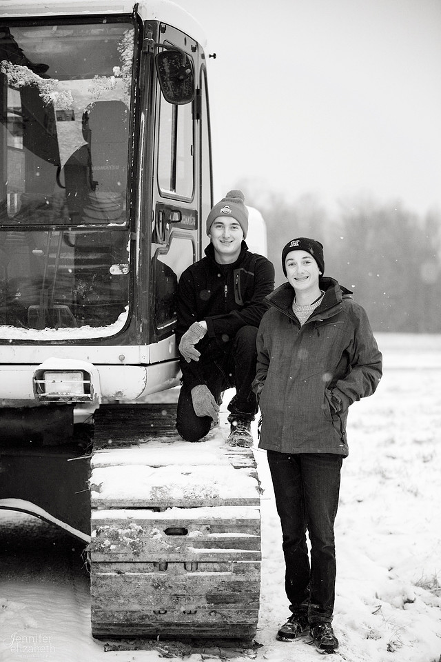 The W Family Winter Portrait Session in Akron Ohio