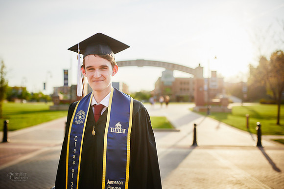 Jameson: Graduation Senior Portrait Session at Kent State University