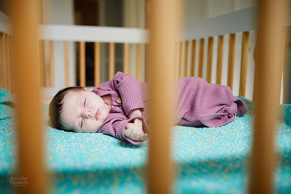 Baby M: Lifestyle At Home Newborn Session in Bay Village