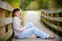 Lucas: Senior Session at Hudson Springs Park