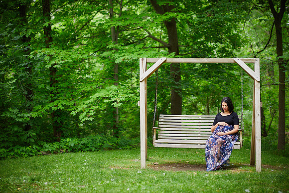 Aanchal: Maternity Session at Pepper Pike Park in Pepper Pike