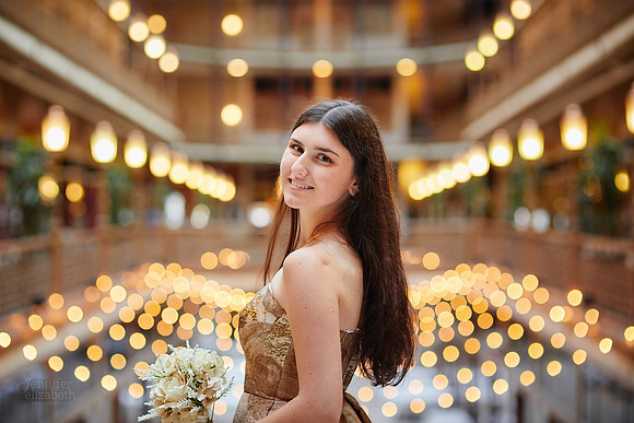 Sofia: Senior Session at the Hyatt Regency Cleveland at The Arcade