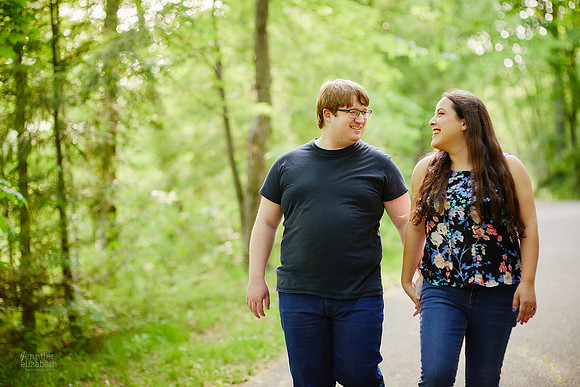 Maia & Ben: Engagement Session at Viaduct Park in Bedford
