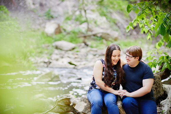 Maia & Ben: Engagement Session at Viaduct Park in Bedford