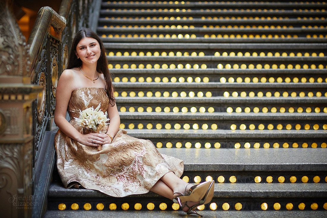 Sofia: Senior Session at the Hyatt Regency Cleveland at The Arcade